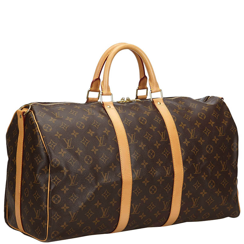 

Louis Vuitton Monogram Canvas Keepall 45 Bag, Brown