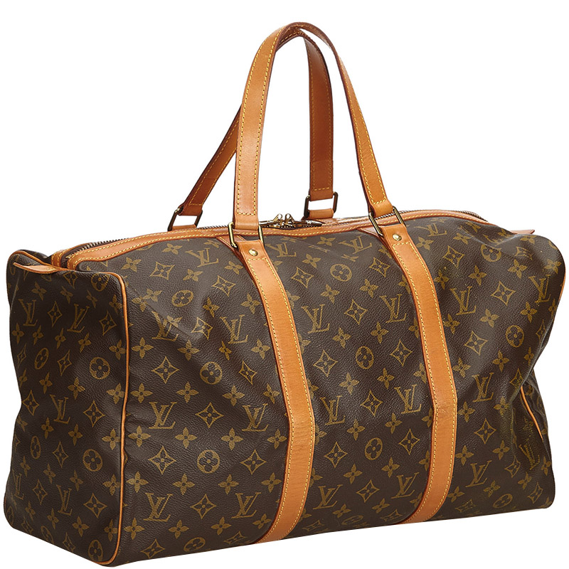 

Louis Vuitton Monogram Canvas Sac Souple 55 Bag, Brown