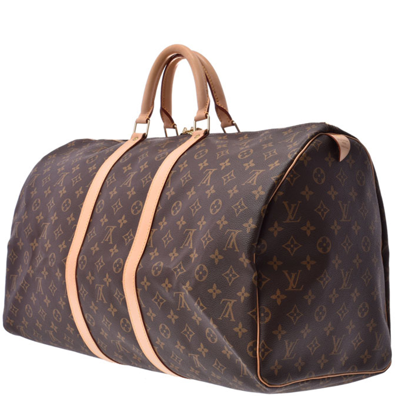 

Louis Vuitton Monogram Canvas Keepall 55 Bag, Brown