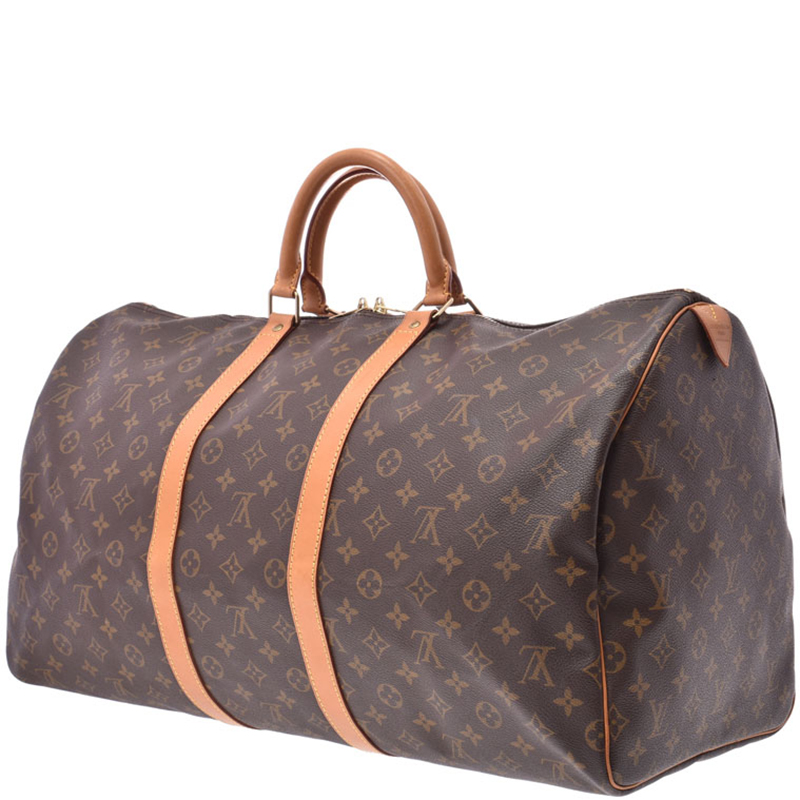 

Louis Vuitton Monogram Canvas Keepall 55 Bag, Brown