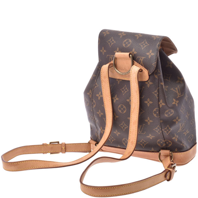 

Louis Vuitton Monogram Canvas Montsouris MM Backpack, Brown