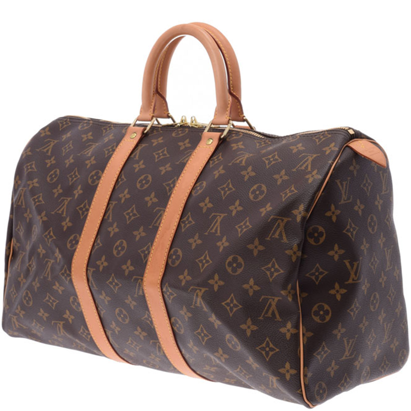 

Louis Vuitton Monogram Canvas Keepall 45 Bag, Brown