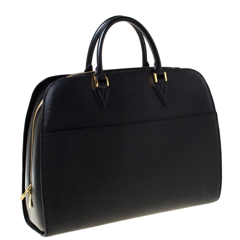 Louis Vuitton Sorbonne Black Leather ref.343280 - Joli Closet