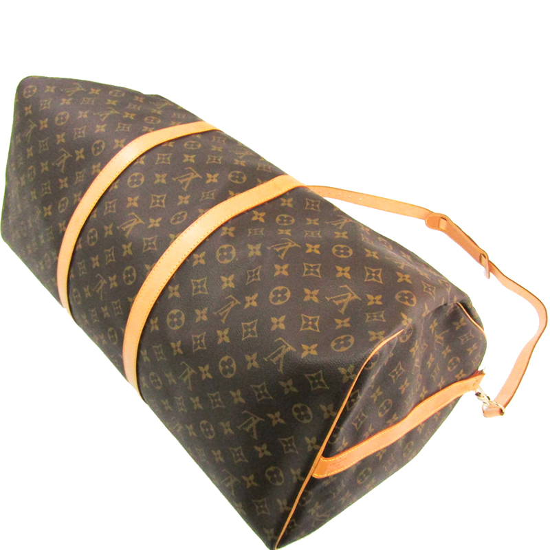 

Louis Vuitton Monogram Canvas Keepall Bandouliere 60, Brown