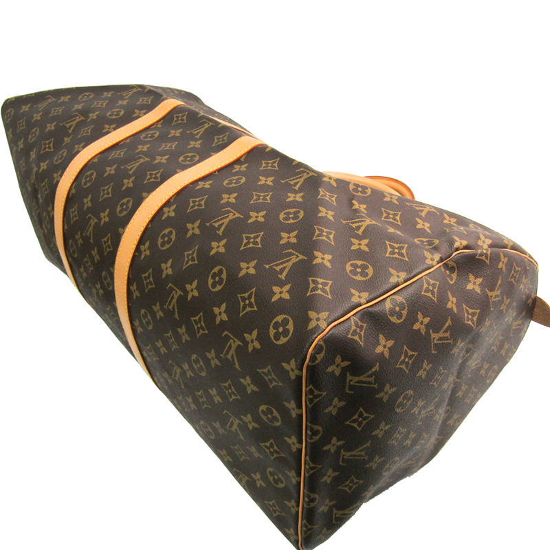 

Louis Vuitton Monogram Canvas Keepall Bandouliere 60, Brown