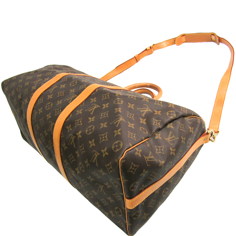 

Louis Vuitton Monogram Canvas Keepall Bandouliere 50 Bag, Brown
