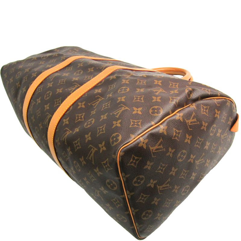 

Louis Vuitton Monogram Canvas Keepall Bandouliere 50 Bag, Brown