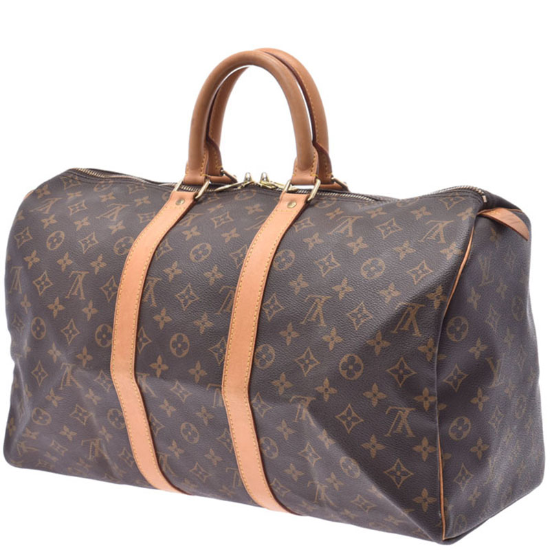

Louis Vuitton Monogram Canvas Keepall 45 Bag, Brown