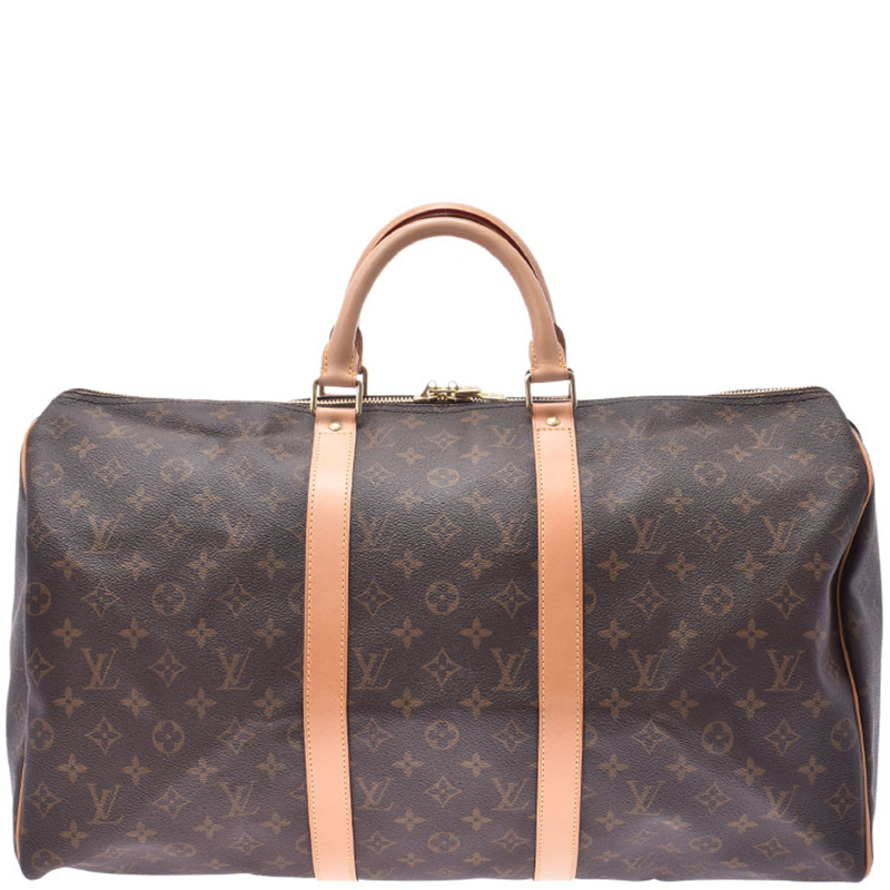 Louis Vuitton Monogram Canvas Keepall 50 Bag`