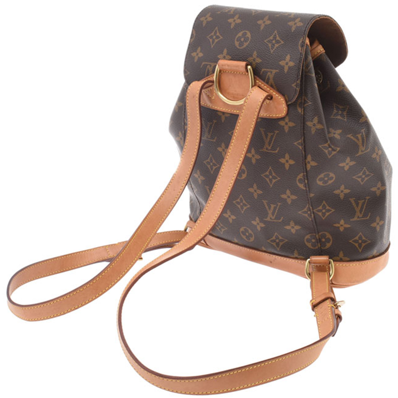 

Louis Vuitton Monogram Canvas Montsouris Backpack MM, Brown