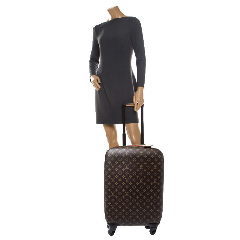 

Louis Vuitton Monogram Canvas Zephyr 55 Rolling Suitcase, Brown