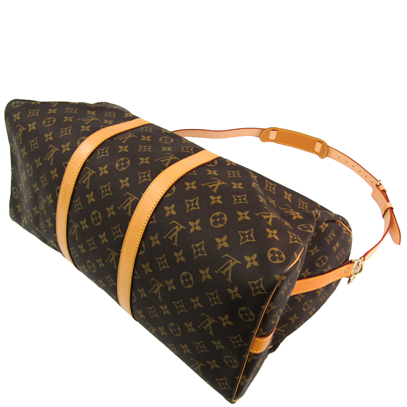 

Louis Vuitton Monogram Canvas Keepall Bandouliere 50 Bag, Brown