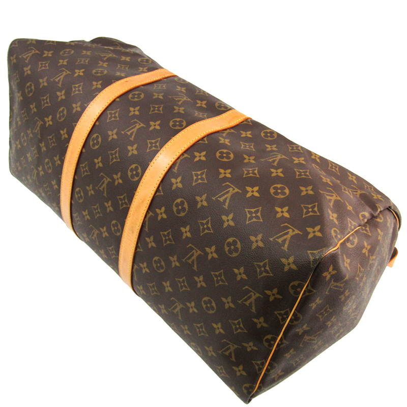 

Louis Vuitton Monogram Canvas Keepall 55 Bag, Brown