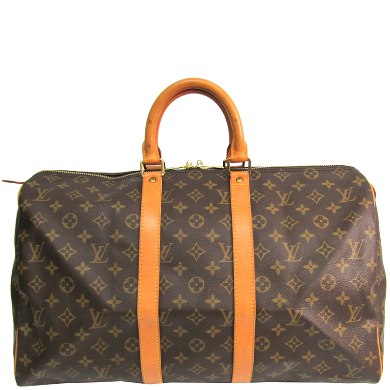 مملوكة مسبقًا Louis Vuitton Monogram Canvas Keepall 45 Bag