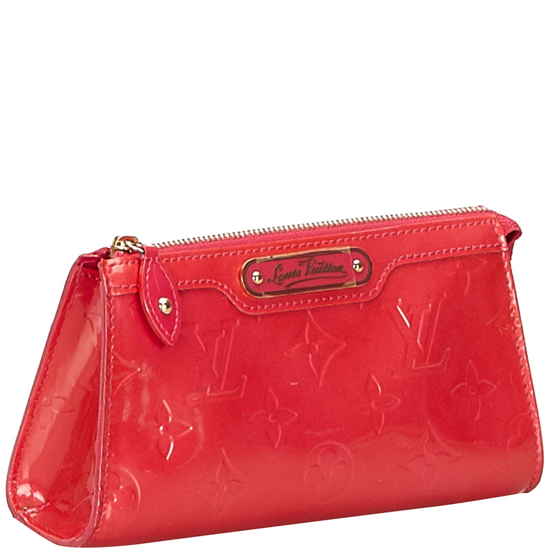 

Louis Vuitton Pink Vernis Trousse Cosmetic Pouch