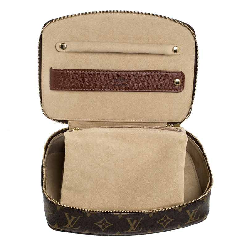 

Louis Vuitton Monogram Canvas Monte Carlo Jewellery Box, Brown