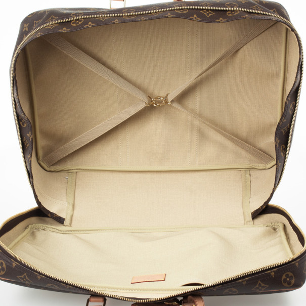 Louis Vuitton Sirius 45 suitcase Brown Cloth ref.71621 - Joli Closet