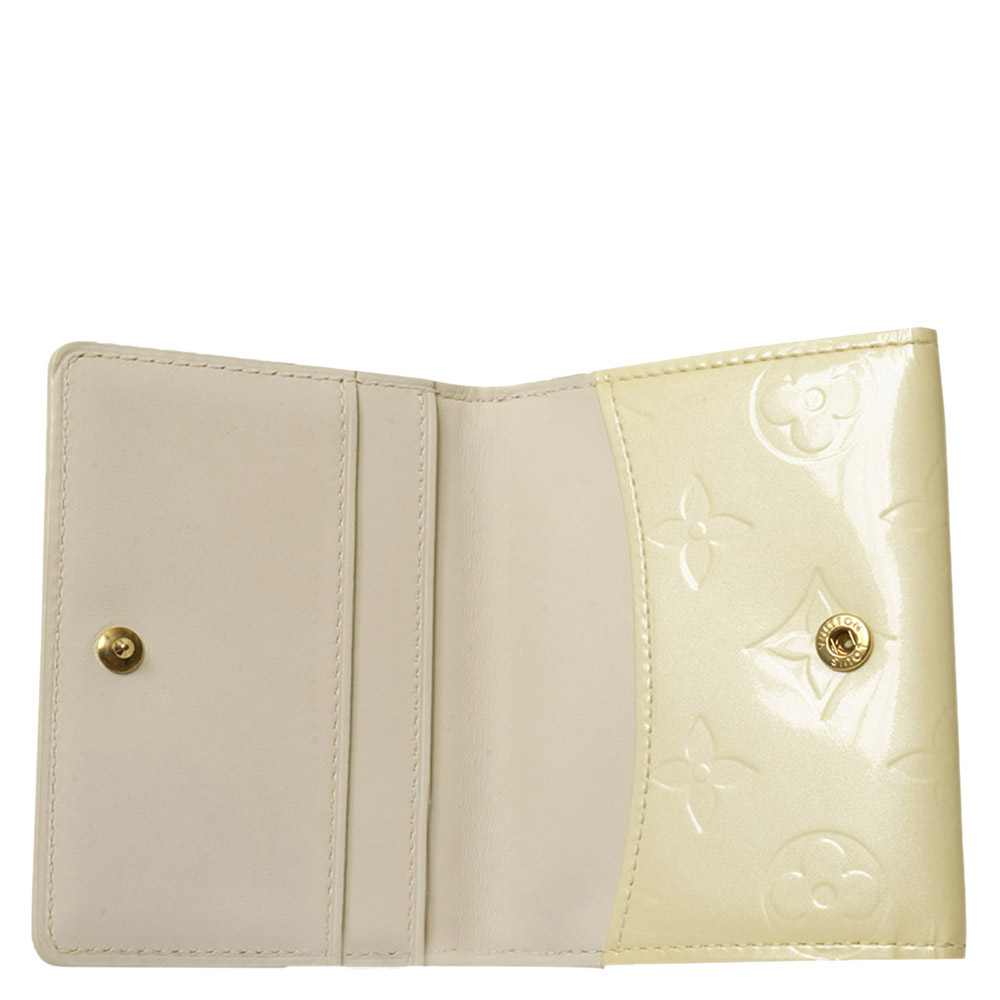 

Louis Vuitton White Monogram Vernis Ludlow Coin Pouch
