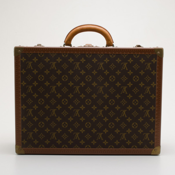 Pre Owned Louis Vuitton Monogram Alzer Case 50