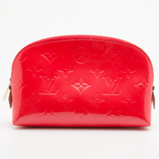 Louis Vuitton Rouge Grenadine Vernis Cosmetic Pouch