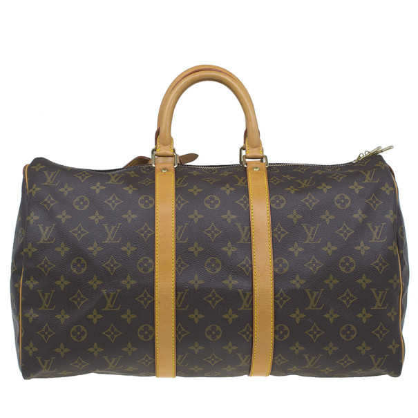 Pre Owned Louis Vuitton Monogram Canvas Keepall 45