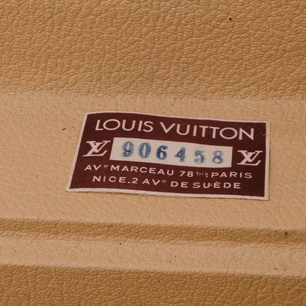 Concorde Louis Vuitton Alzer Suitcase 80 M21222 Monogram Canvas 2 TRUNK  TRUNK BANDS Brown Cloth ref.829589 - Joli Closet