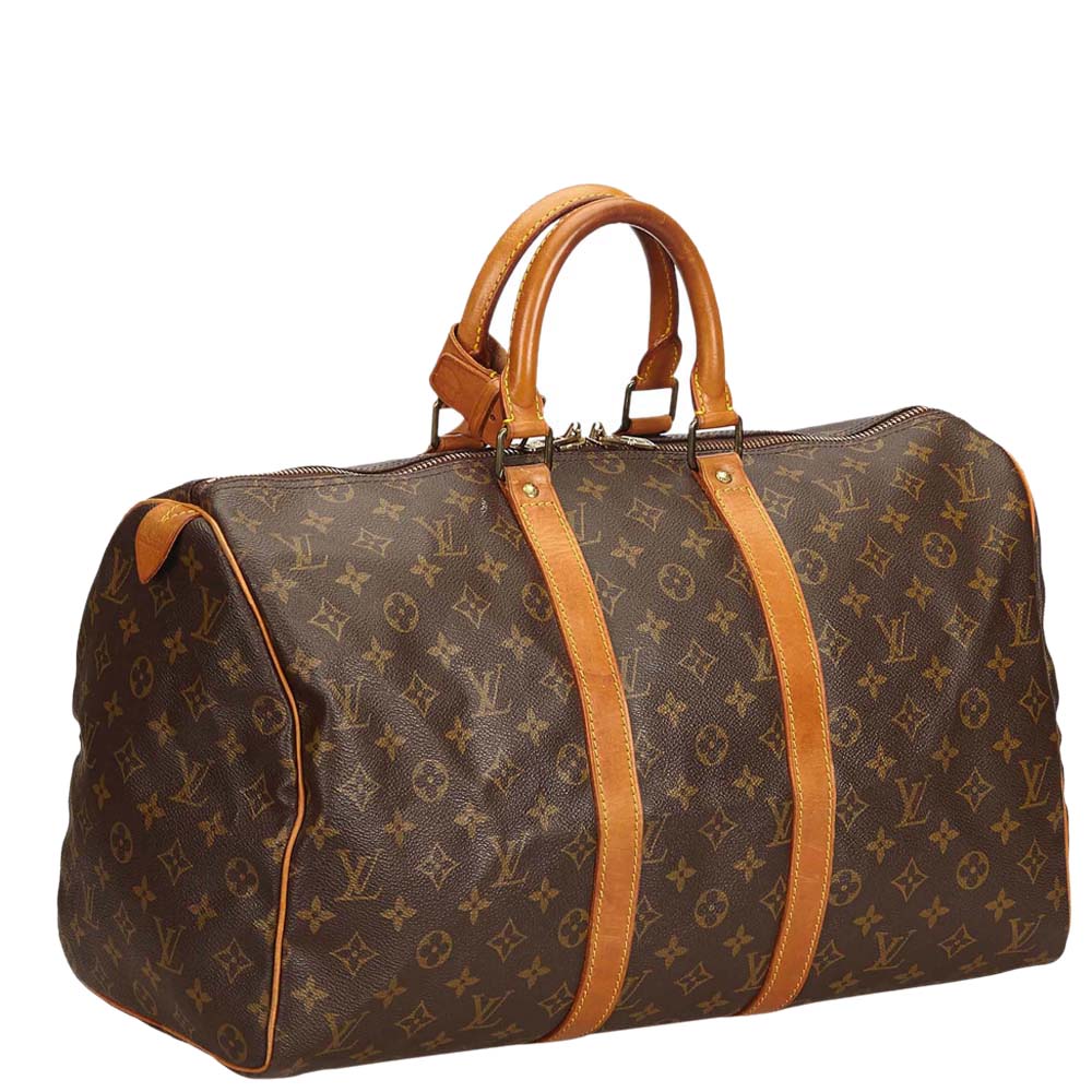 

Louis Vuitton Brown Monogram Canvas Keepall 45 Bag