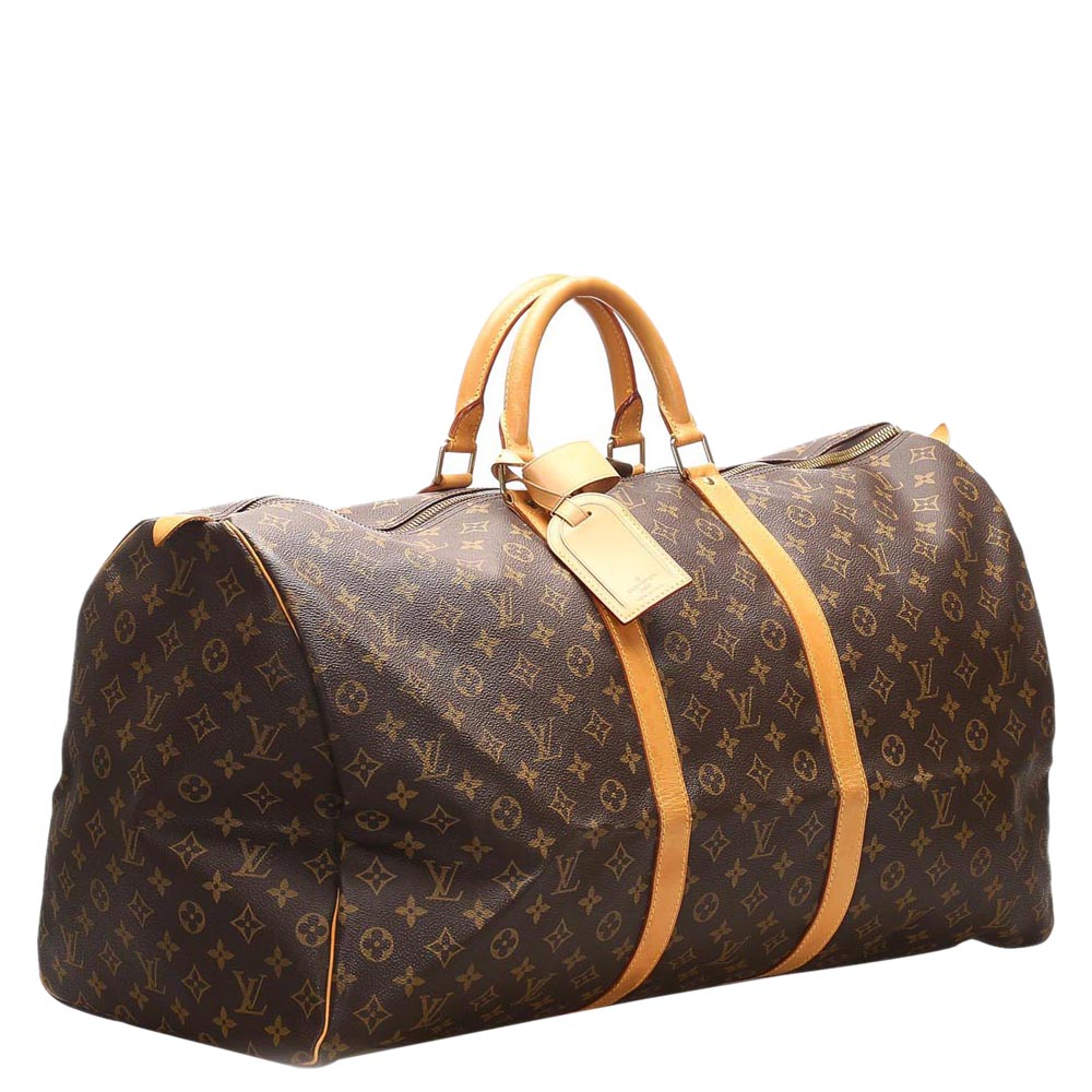 

Louis Vuitton Brown Monogram Canvas Keepall 60 bag