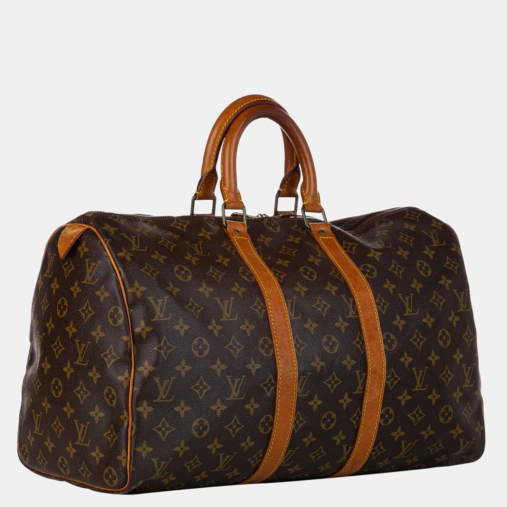 

Louis Vuitton Monogram Keepall 45, Brown