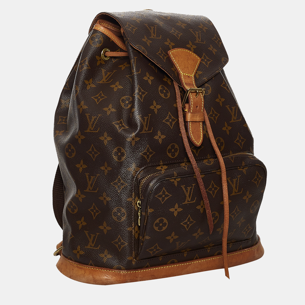 

Louis Vuitton Brown Monogram Montsouris GM