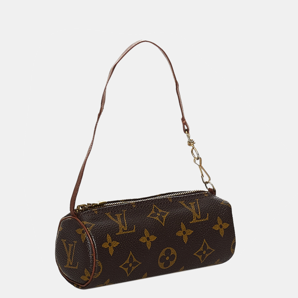 

Louis Vuitton Brown Monogram Pochette Papillon
