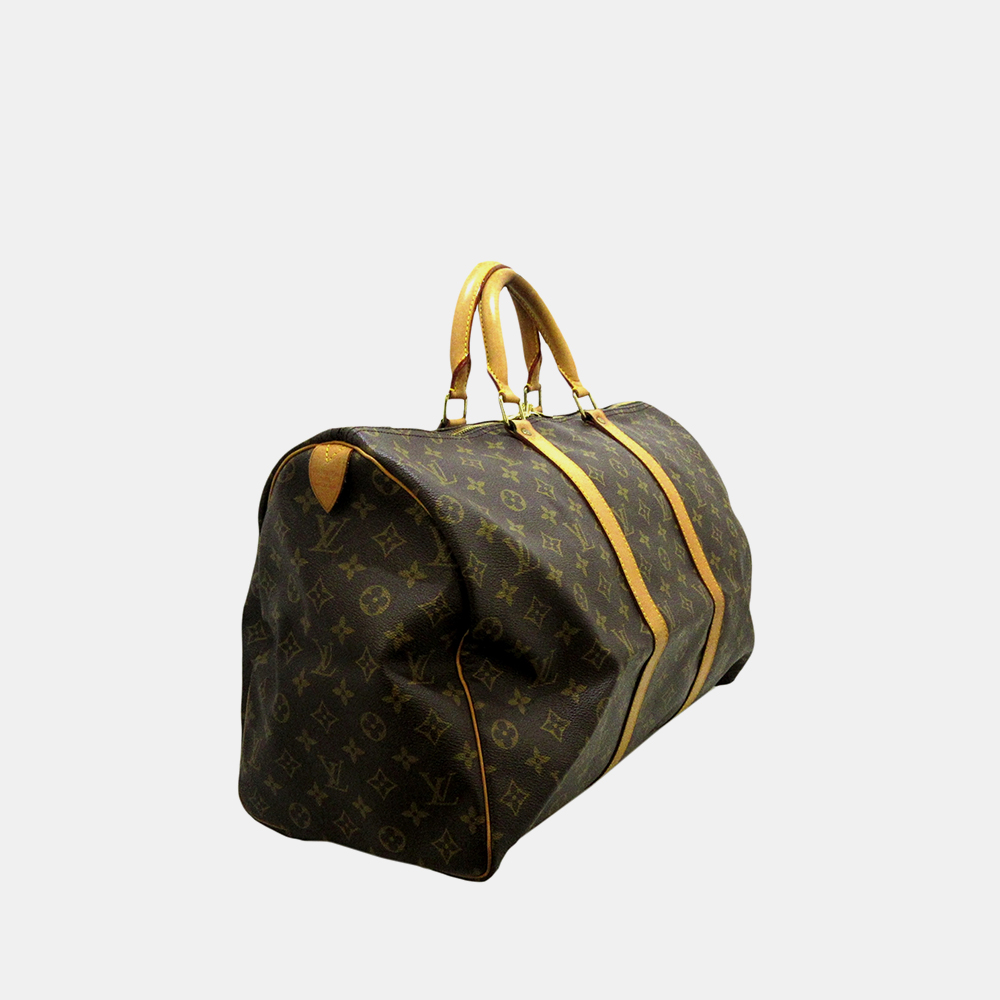 

Louis Vuitton Brown Monogram Keepall 50