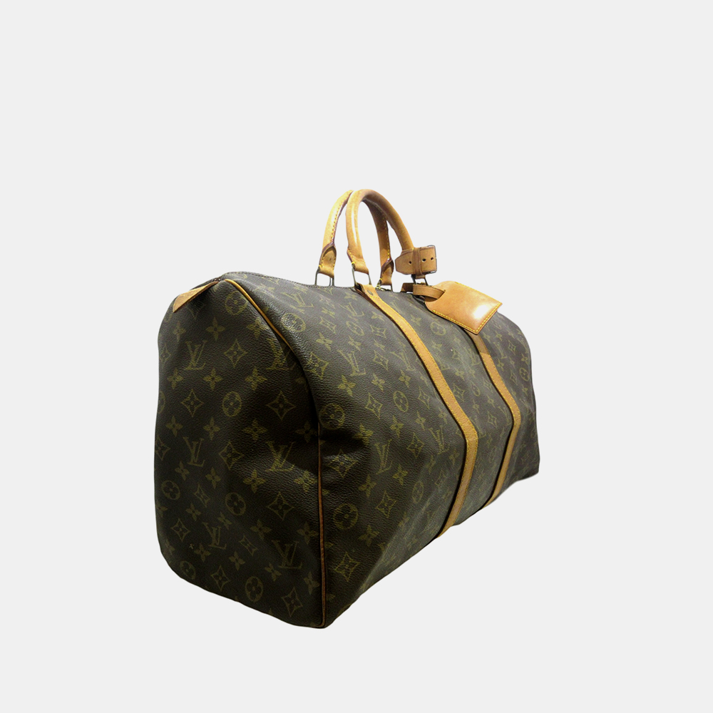 

Louis Vuitton Brown Monogram Keepall 50