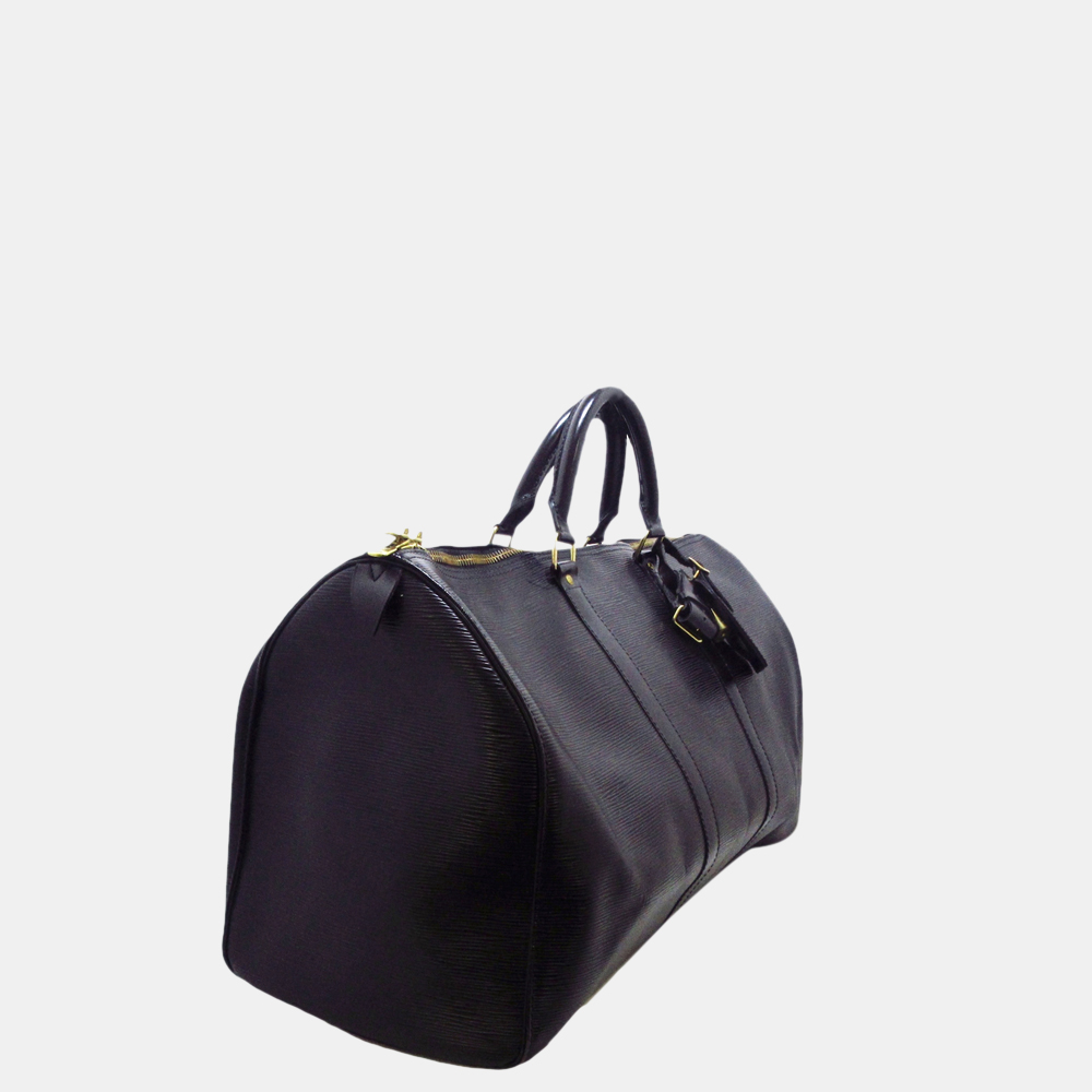 

Louis Vuitton Black Epi Keepall 50