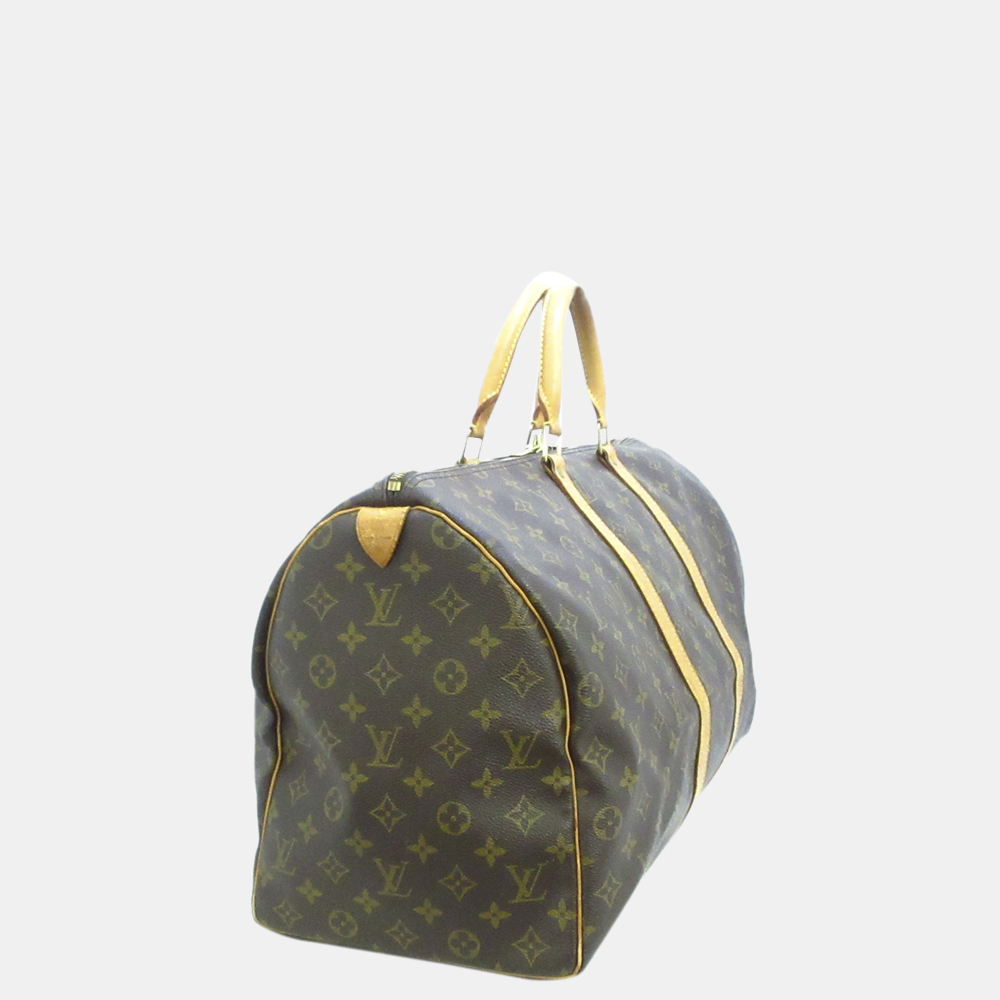 

Louis Vuitton Brown Monogram Keepall 50