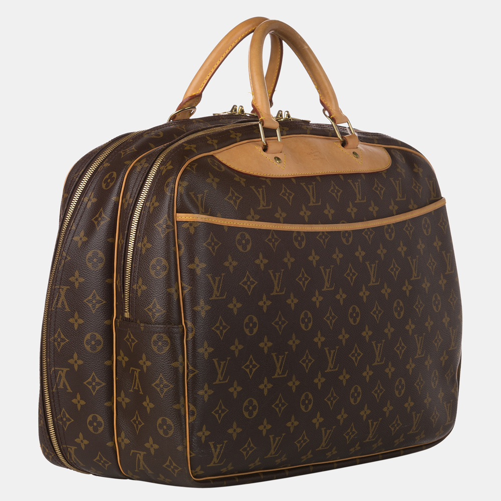 

Louis Vuitton Brown Monogram Alize 24 Heures