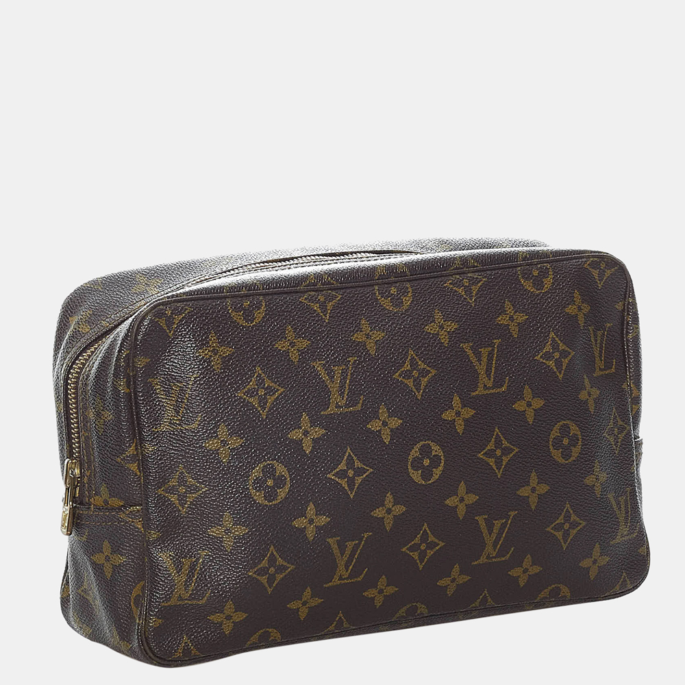 

Louis Vuitton Brown Monogram Trousse Toilette 28