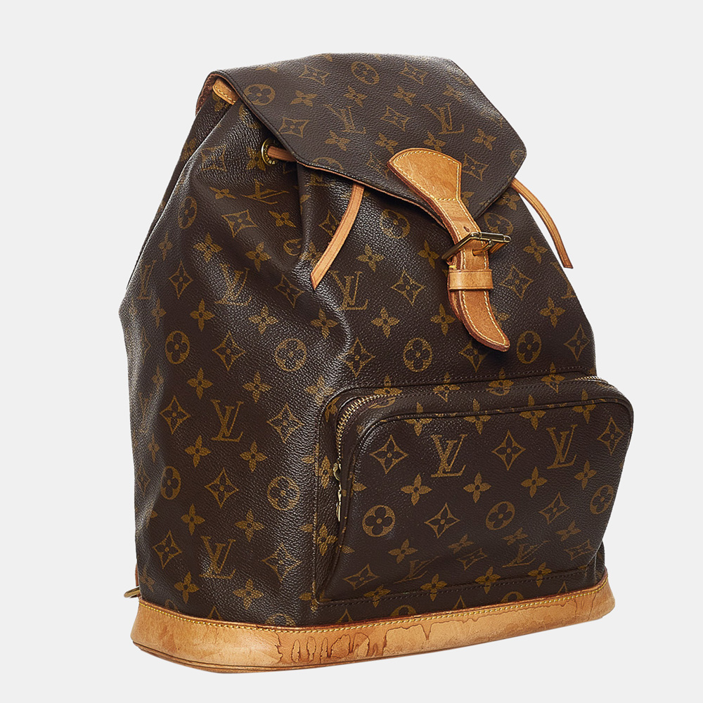 

Louis Vuitton Brown Monogram Montsouris GM