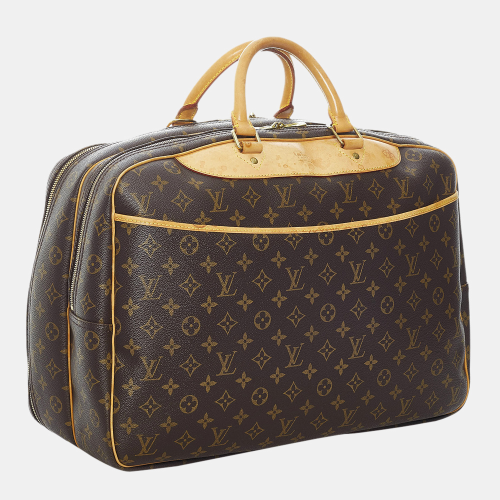 

Louis Vuitton Brown Monogram Alize 24 Heures