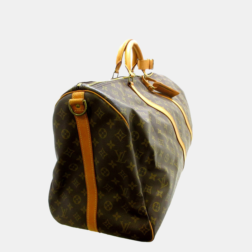 

Louis Vuitton Monogram Keepall Bandouliere 60, Brown