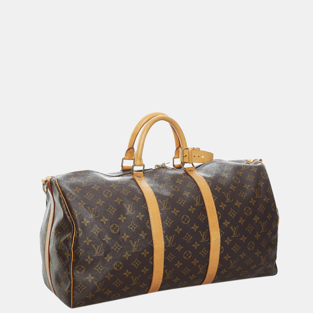

Louis Vuitton Monogram Keepall Bandouliere 50, Brown