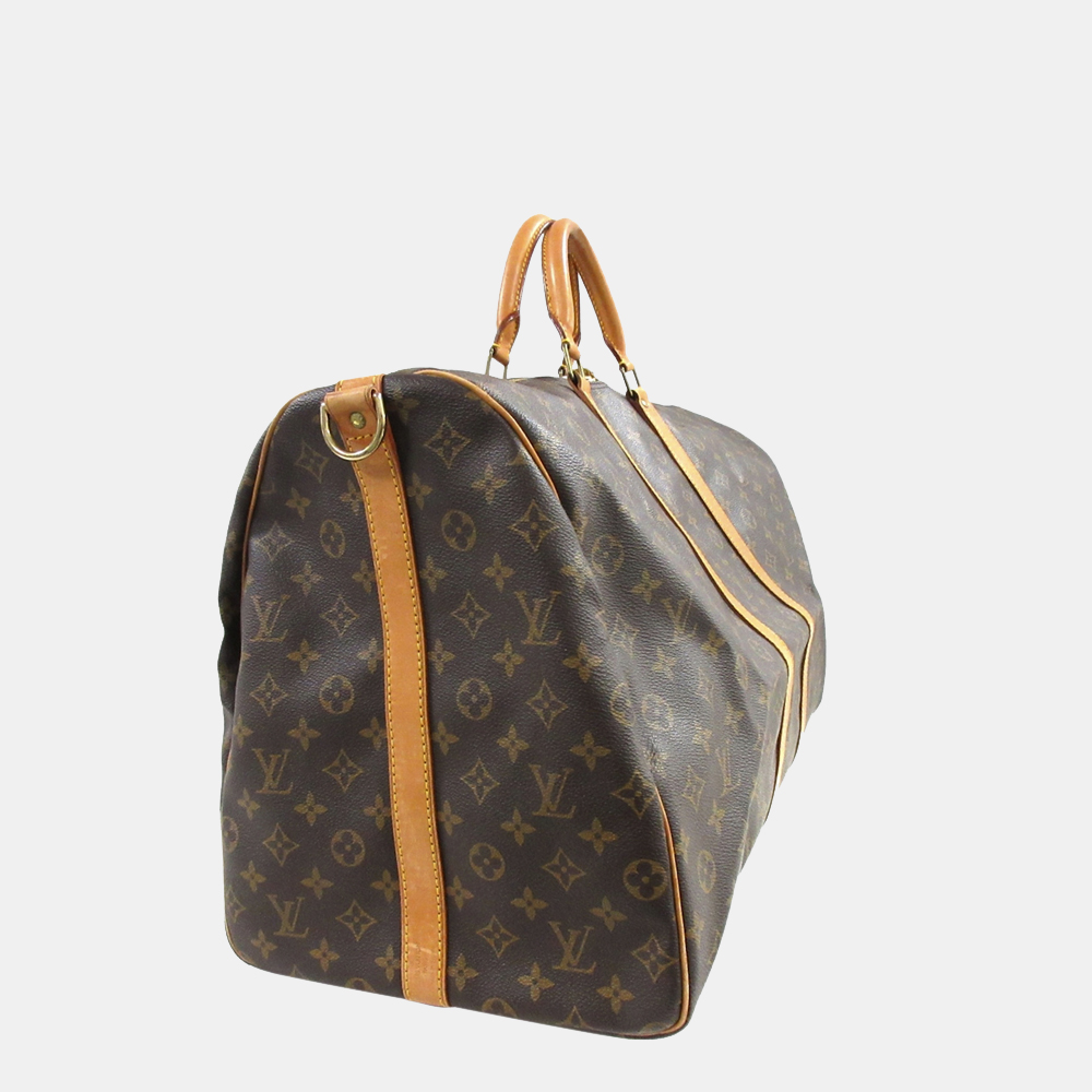 

Louis Vuitton Bown Monogram Keepall Bandouliere 60, Brown