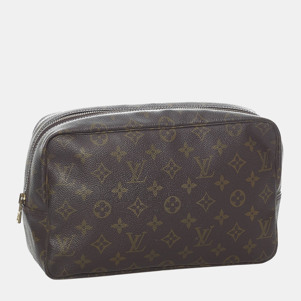 

Louis Vuitton Brown Monogram Trousse Toilette 28