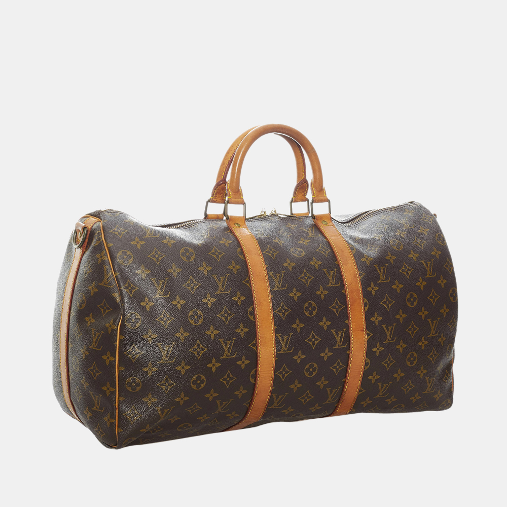 

Louis Vuitton Monogram Keepall Bandouliere 50, Brown