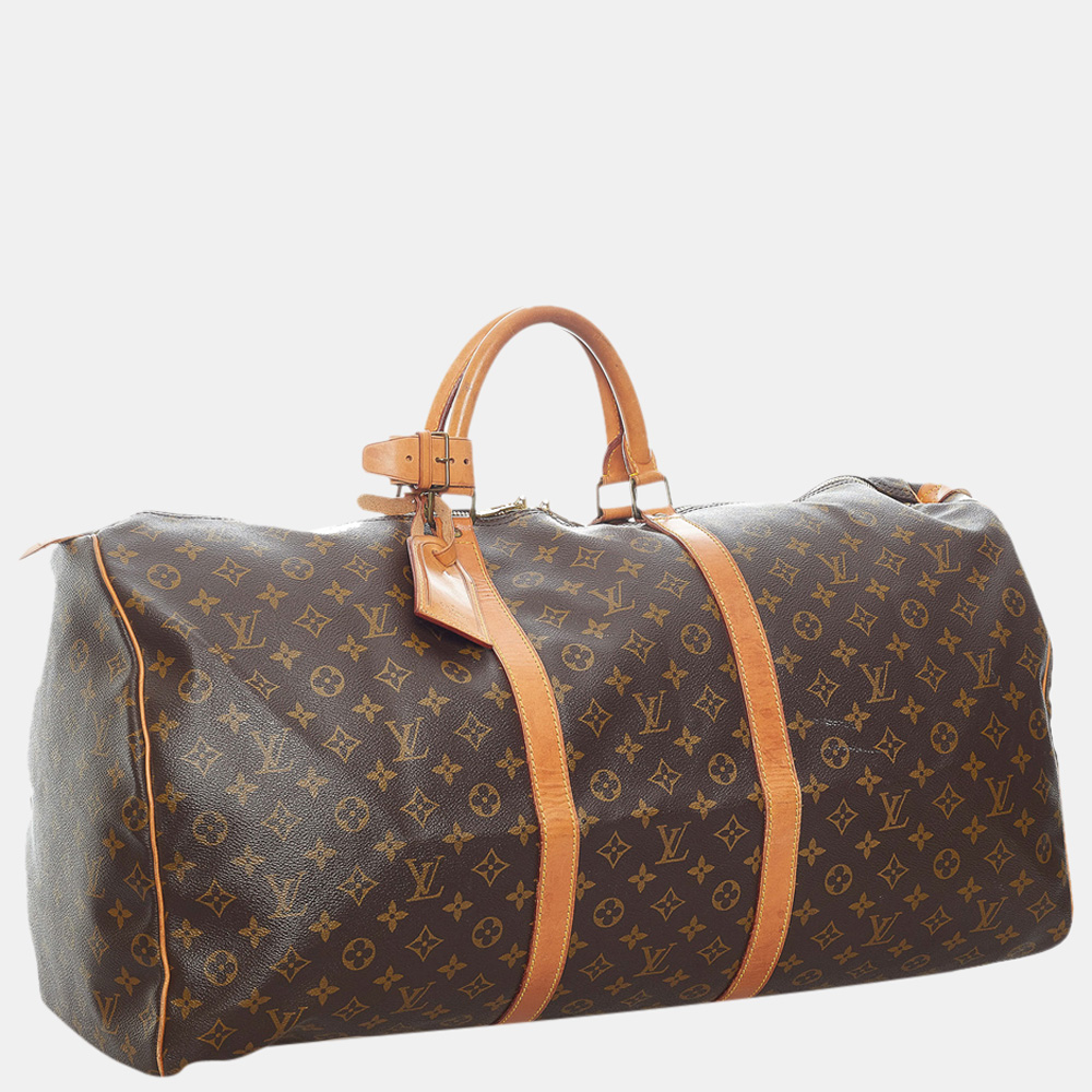 

Louis Vuitton Monogram Keepall 60, Brown