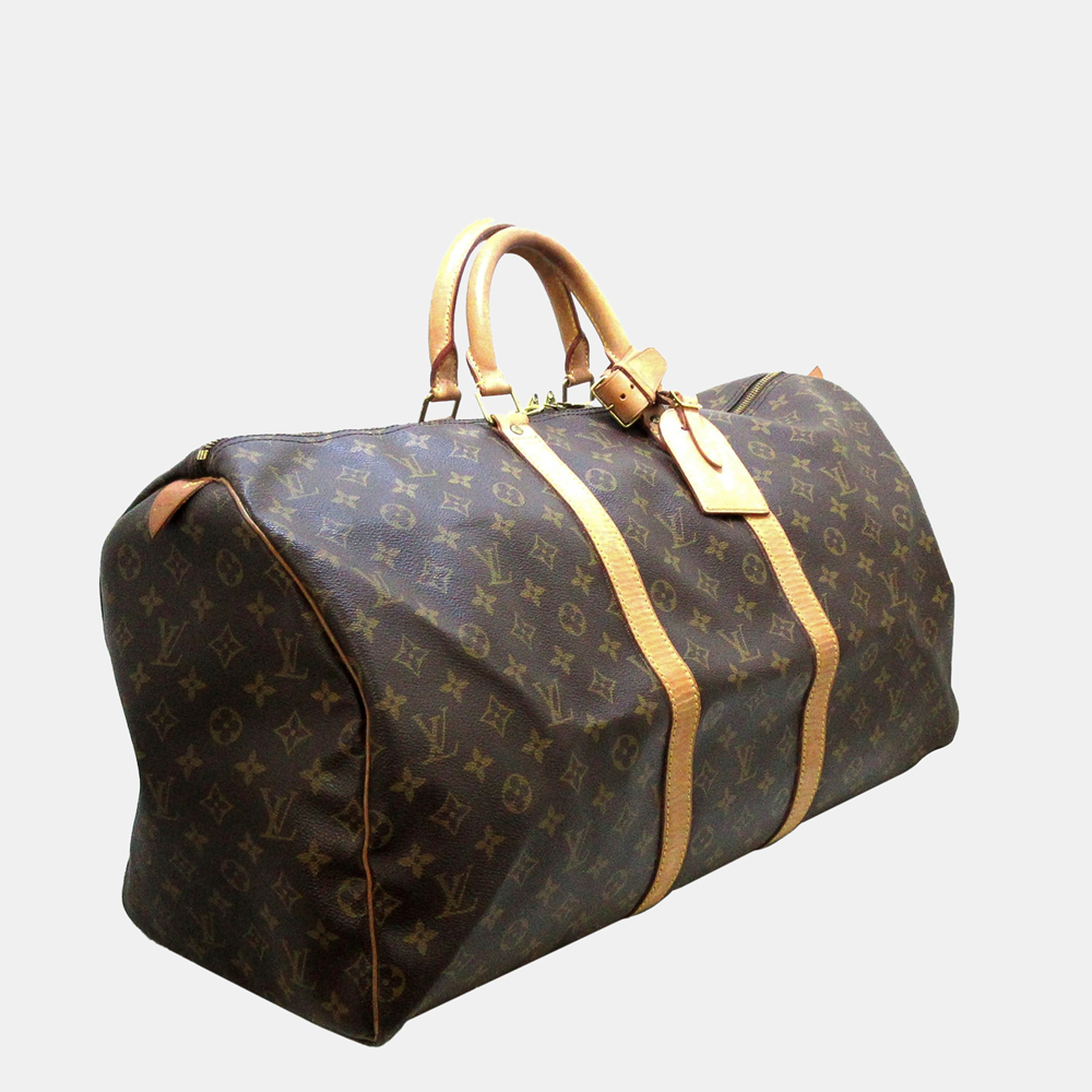 

Louis Vuitton Monogram Keepall 55, Brown