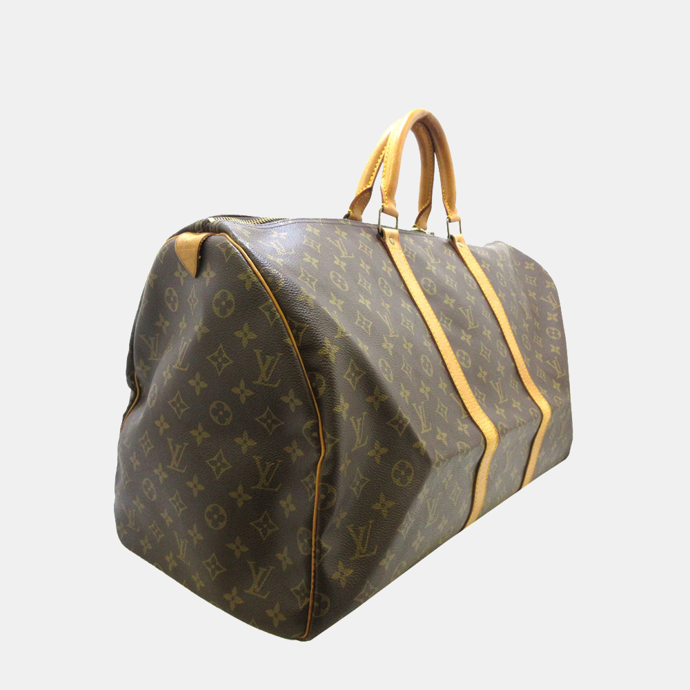 

Louis Vuitton Brown Monogram Keepall 55
