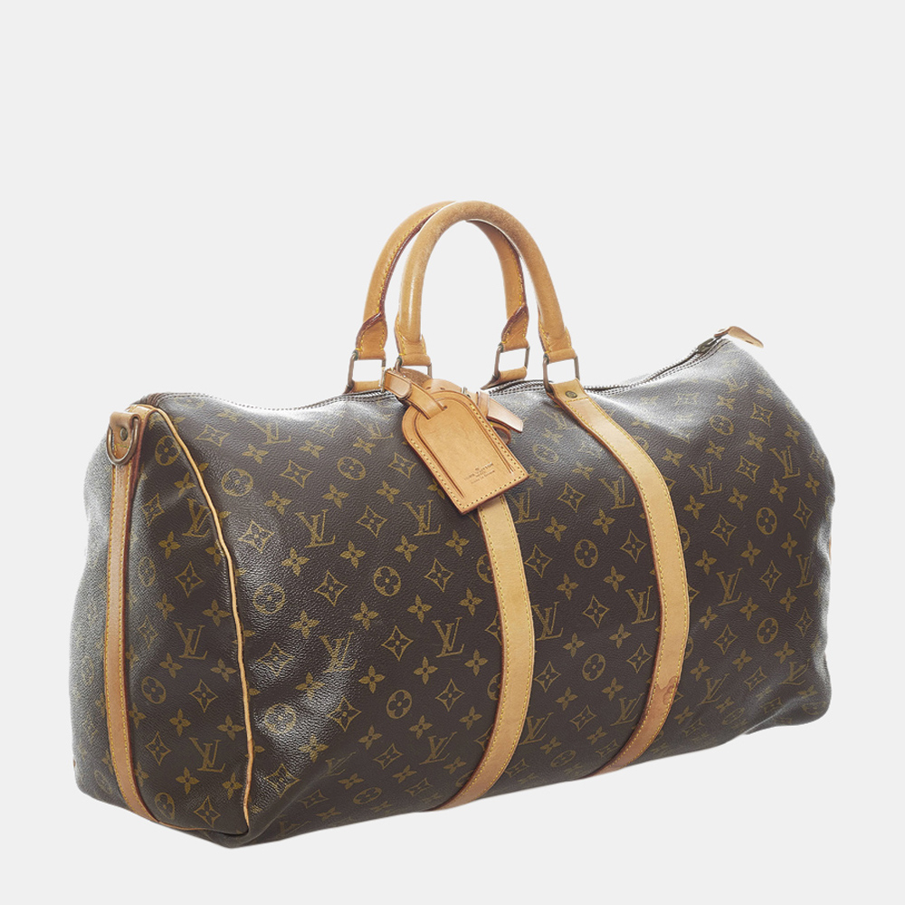 

Louis Vuitton Monogram Keepall Bandouliere 50, Brown
