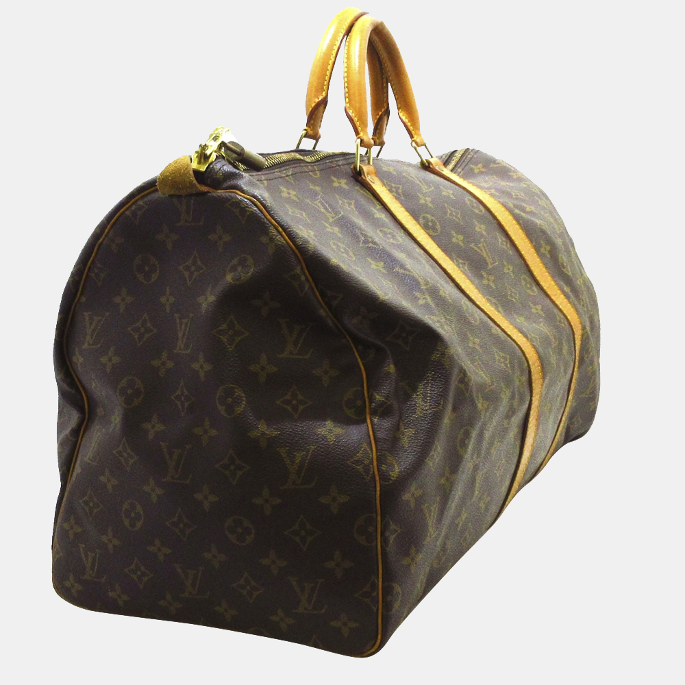 

Louis Vuitton Monogram Keepall 55, Brown