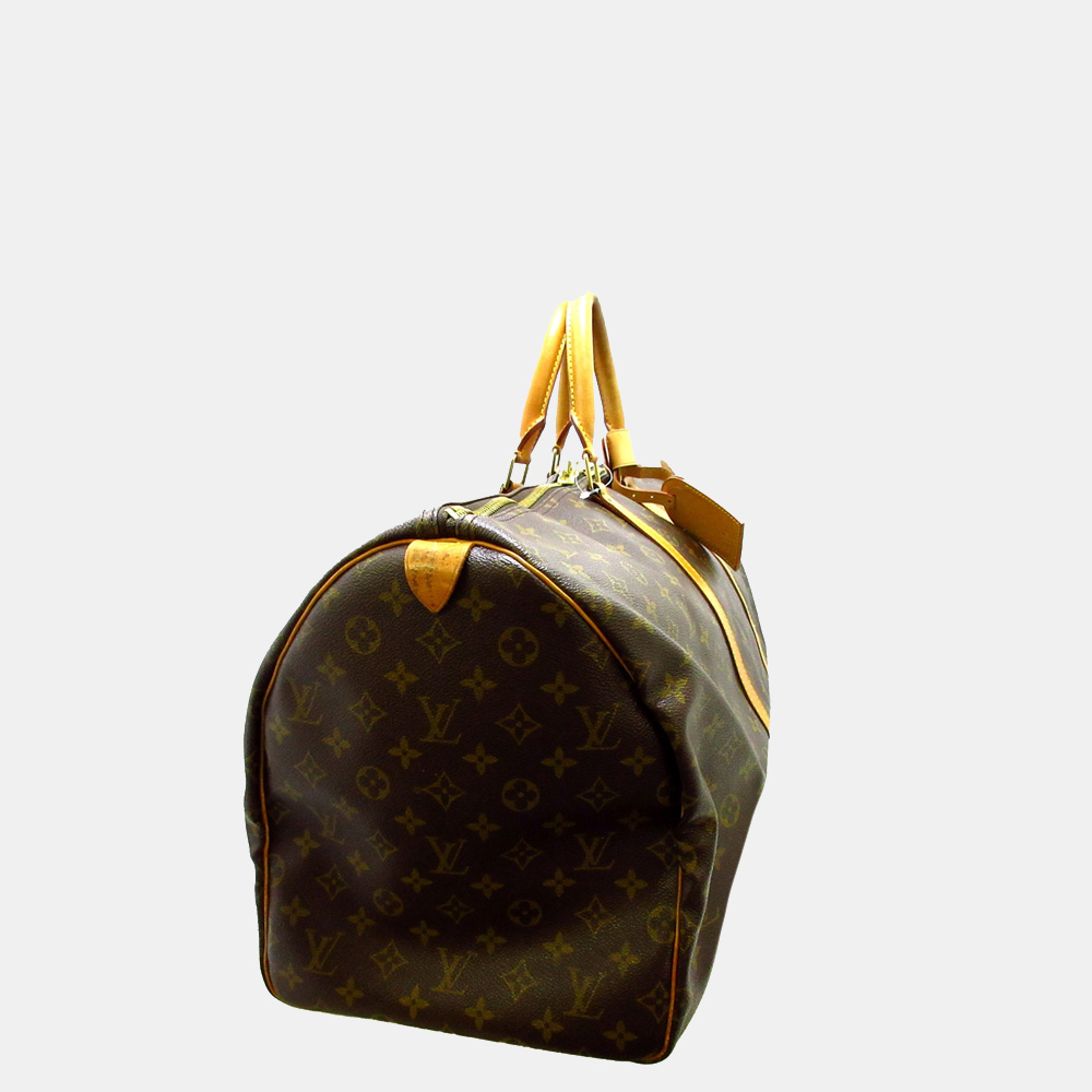 

Louis Vuitton Brown Monogram Keepall 55